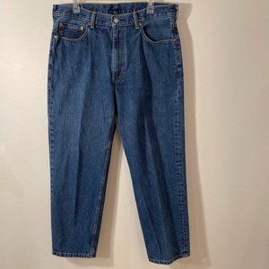 Levis Jeans Mens 36x30 Blue 550 Relaxed Fit Baggy Tapered Medium Wash Denim